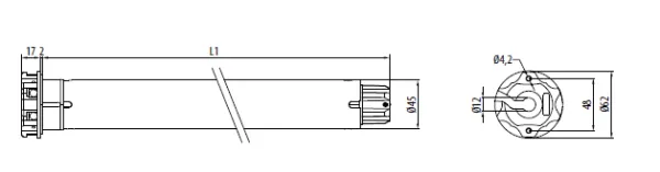 Blue Tronic RX Ø45 - 10 Nm