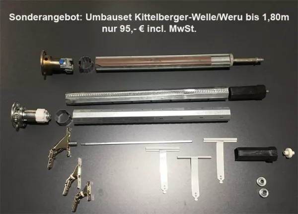 Umbauset Kittelberger-Welle auf SW40