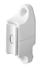 Kurbelhalter 3-Teilig verstellbar, magnetisch, Farbe weiß (ähnl. RAL 9016)