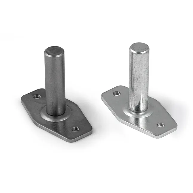 Lagerflansch mit Zapfen ø14mm aus Edelstahl