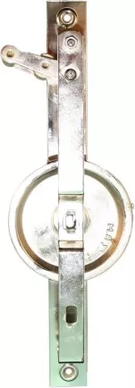 Aufschraubgurtroller 10/12 m, vernickelt, Lochabstand 25,5mm, max. Gurtaufnahme