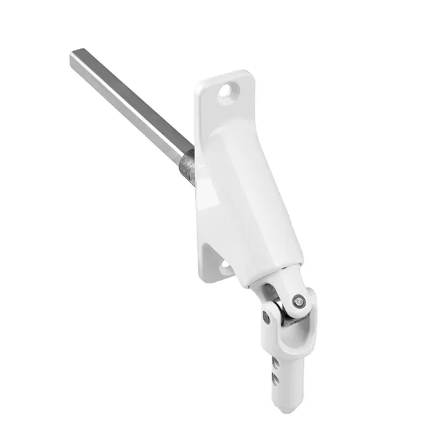Gelenklager 90° 6Kt.6mm, Gr. 23x85mm, mit 2 Bohrungen, vernickelt