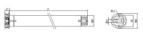 Blue Movi Ø45 - 10 Nm