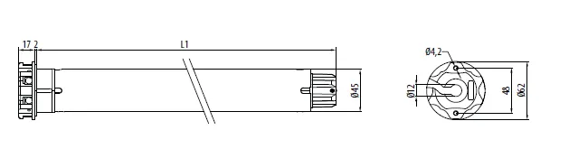 Blue Tronic RX Ø45 - 25 Nm
