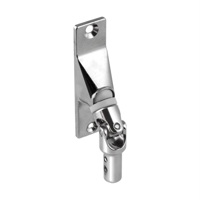 55° Gelenklager - Platte 22x85mm - 2B, Antr. 4Kt.6mm, Abtr. Ø11,9mm, Farbe grau