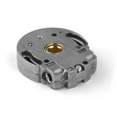 Schneckengetriebe 10:1, mit Endbegrenzung, Antrieb 4Kt.8 mm, Abtrieb 6Kt.16 mm