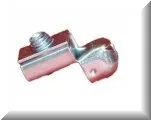 Edelstahl-Kordelhalter zu Wendelager mit Metall-Inlet für Kugel mit Ø6mm