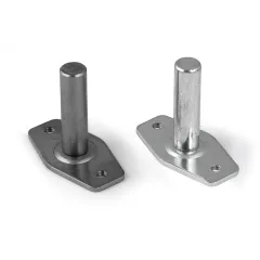 Lagerflansch mit Zapfen ø14mm aus Edelstahl