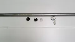 Antriebsset mit 2m Nutrohr Ø48mm und Schneckengetriebe