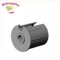Walzenkappe Nut. Ø28mm mit Bohrung 7mm, Farbe schwarz
