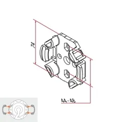 Schnellanschluss-Motorlager Click OPTime