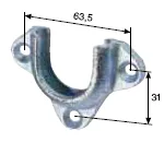 Aufschraublagerschale Guss